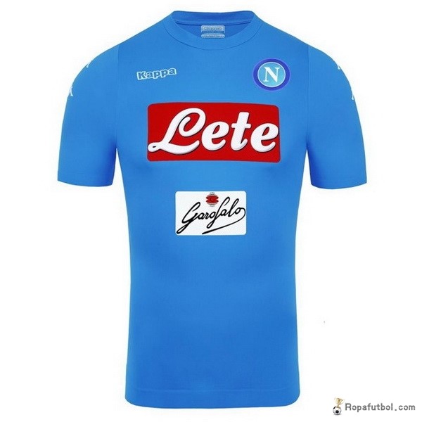 Camiseta Napoli Replica Primera Ropa 2016/17 Azul